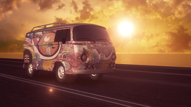 hippie volkswagen